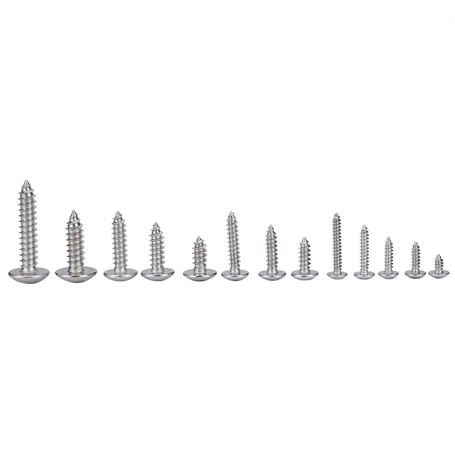 Garosa kit 180 vis autotaraudeuses inox M3 M4 M5 M6 tête fraisée
