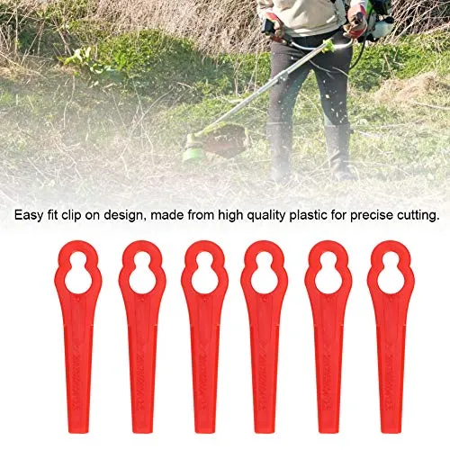 Garosa lames plastique coupe-herbe 84 mm lot de 40 sûres