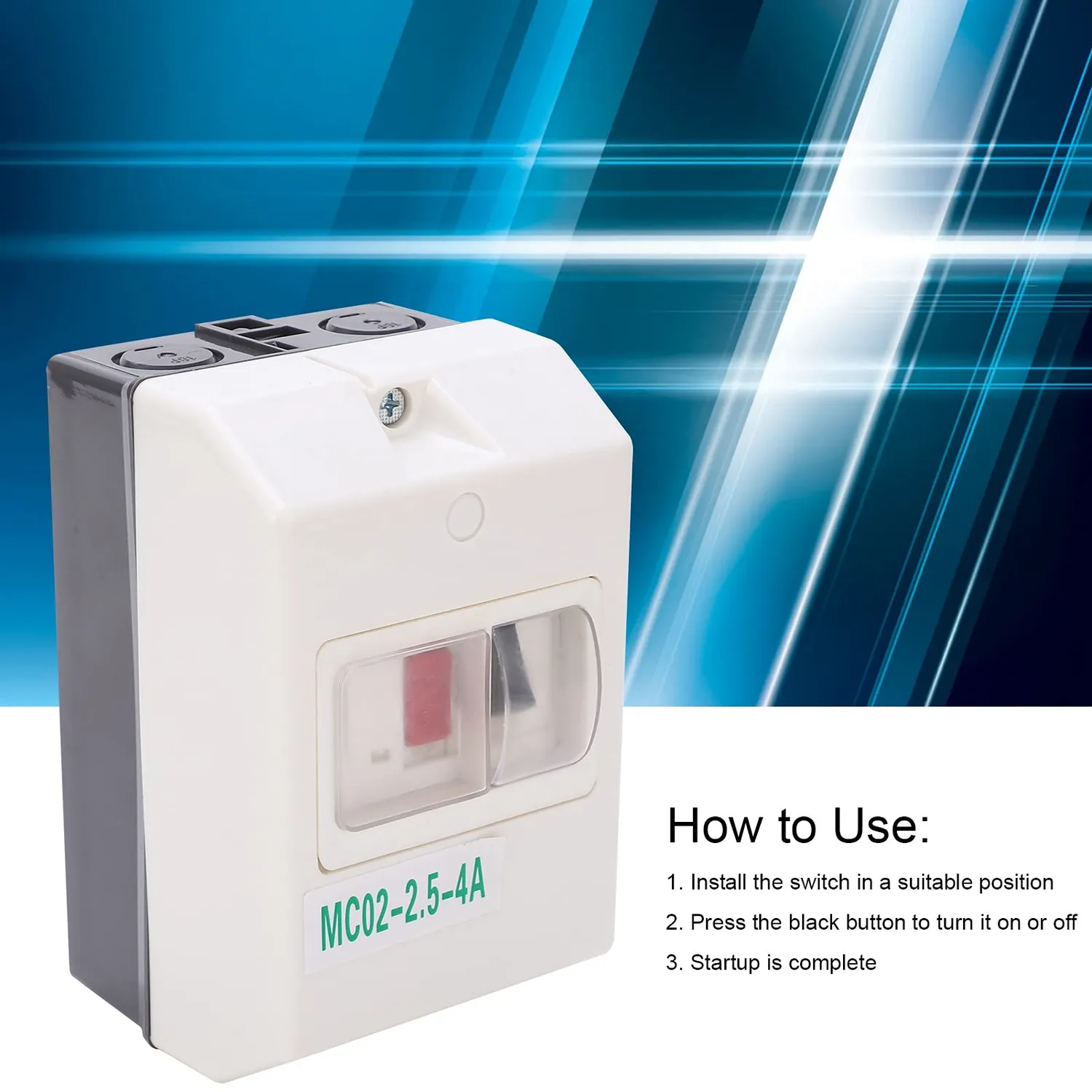 Garosa MC02 interrupteur protection moteur 2,5-4A IP55