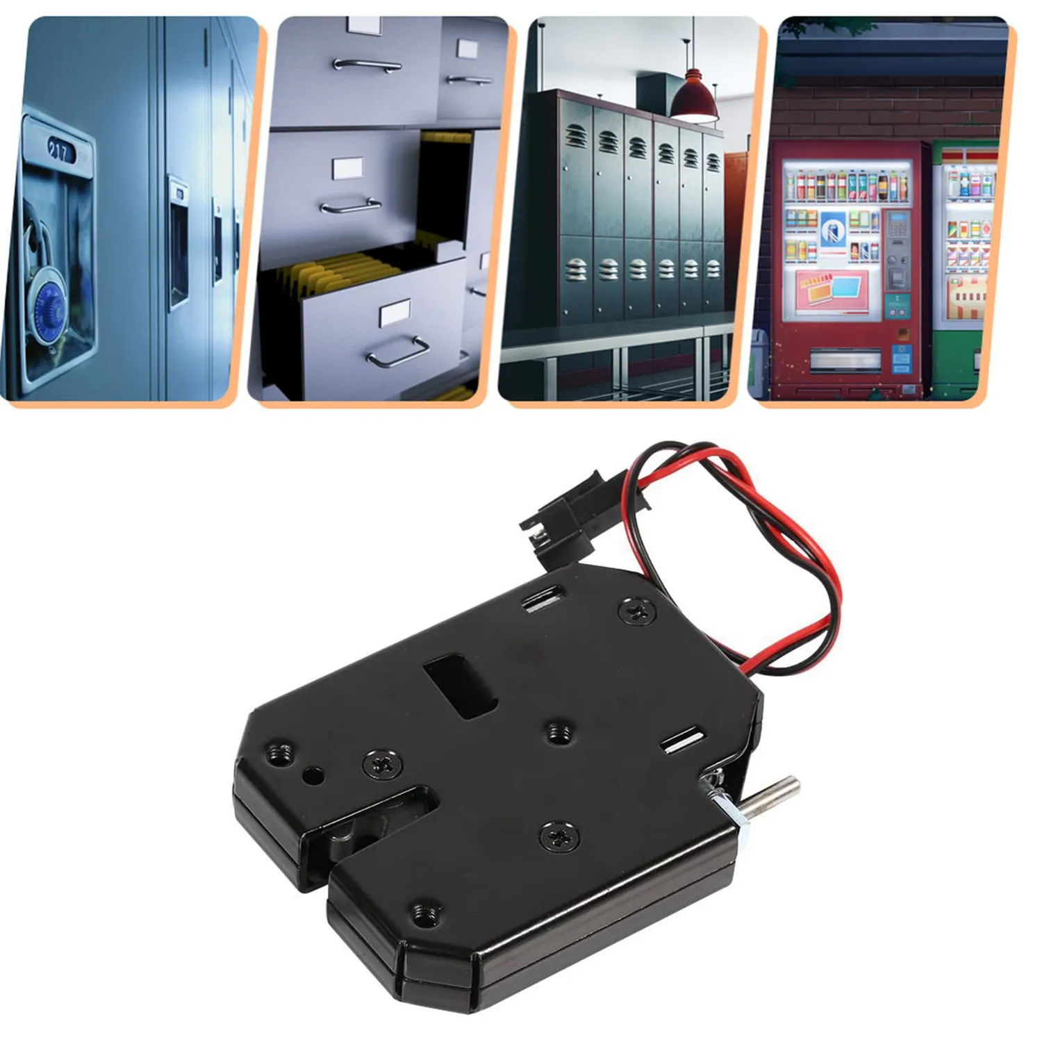 Garosa serrure électrique 12 V pour casier, traction 150 kg