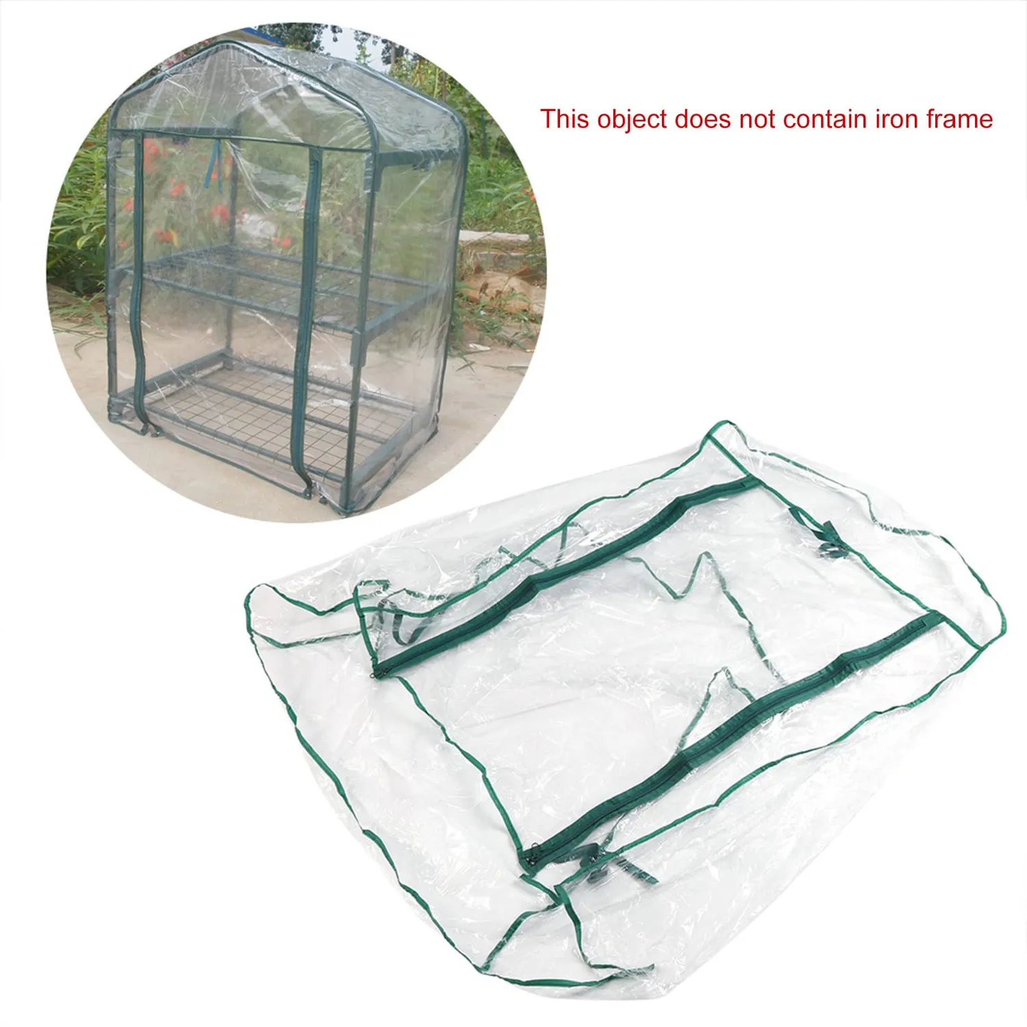 Garosa serre de jardin 69 × 49 × 92 cm PVC transparente