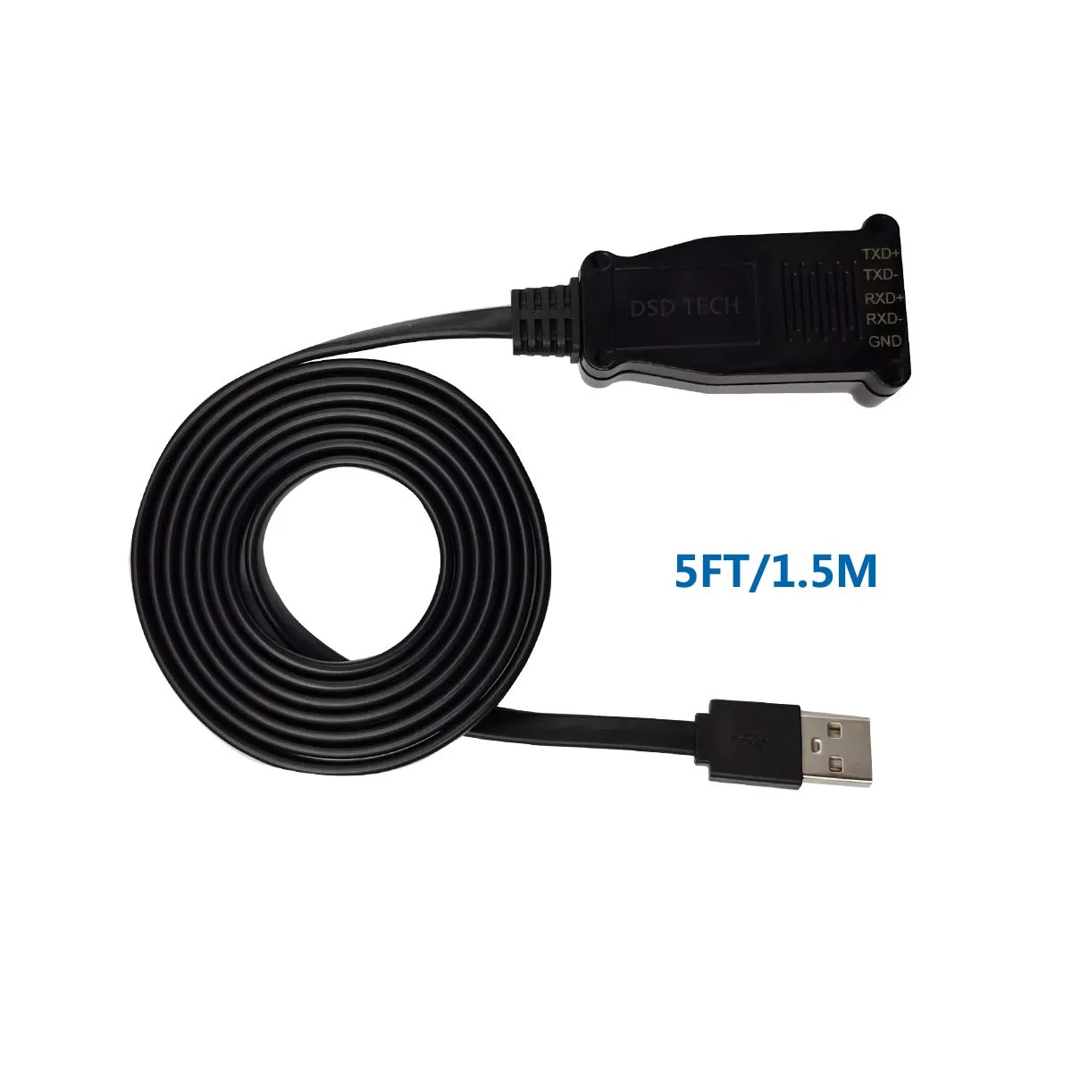 DSD TECH SH-U11L convertisseur USB RS485 RS422 1,5 m