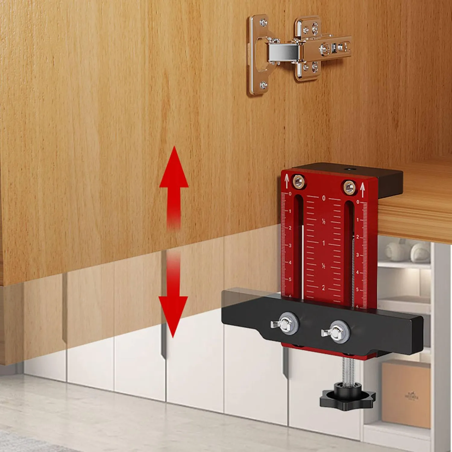 Garosa gabarit de montage porte armoire alu réglable