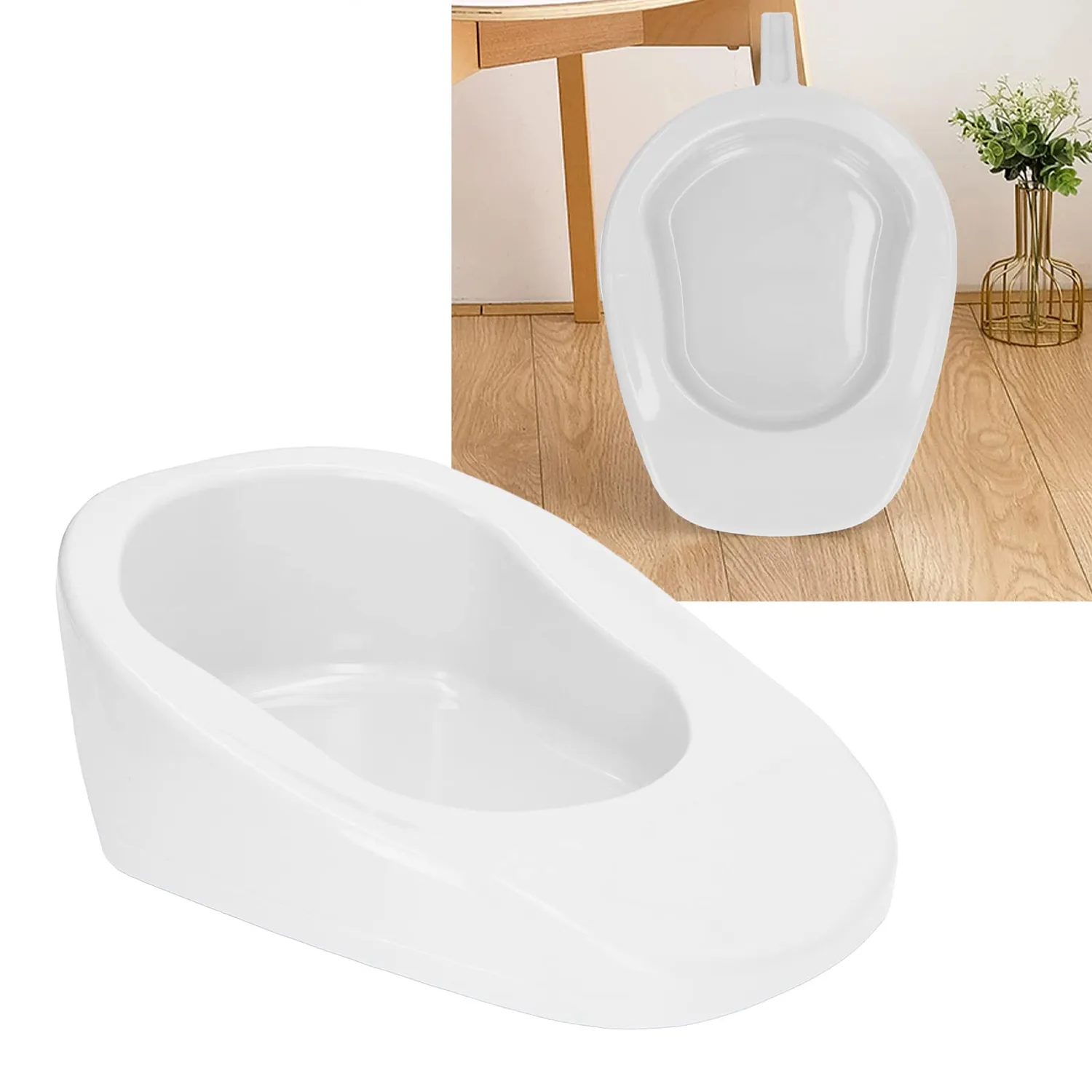 Garosa bassin de lit PP blanc avec couvercle et poignée