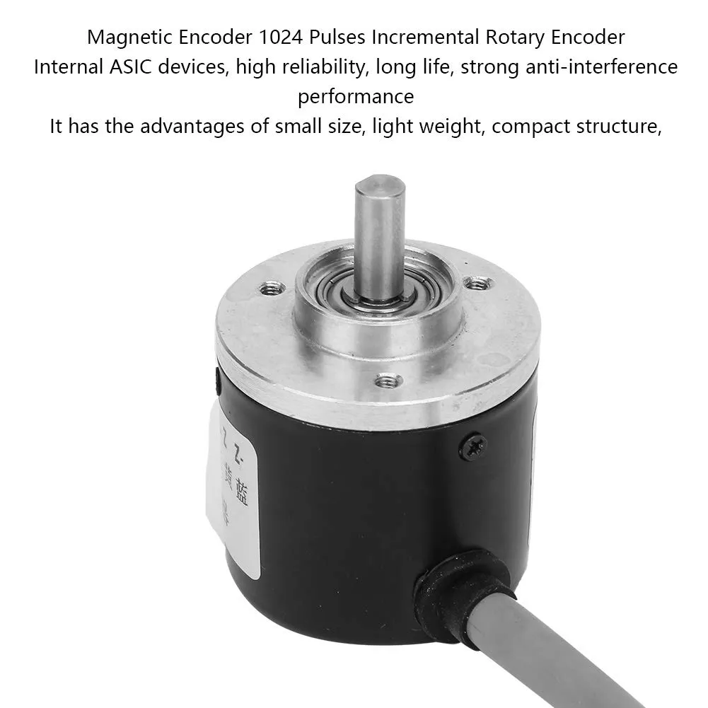 Garosa codeur rotatif magnétique 1024P/R 5V arbre 6 mm