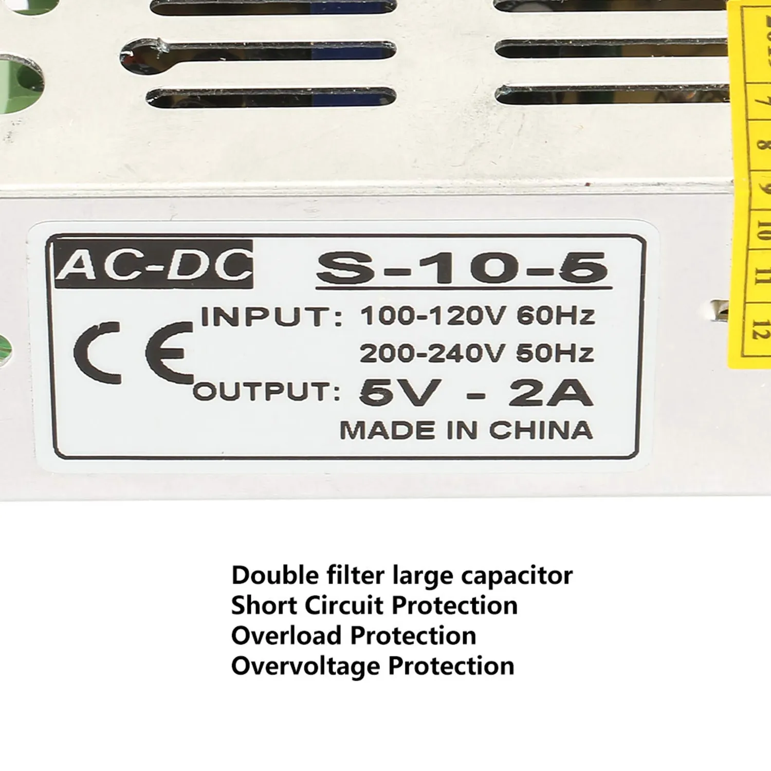 Garosa alimentation DC 5V 2A adaptateur LED USB