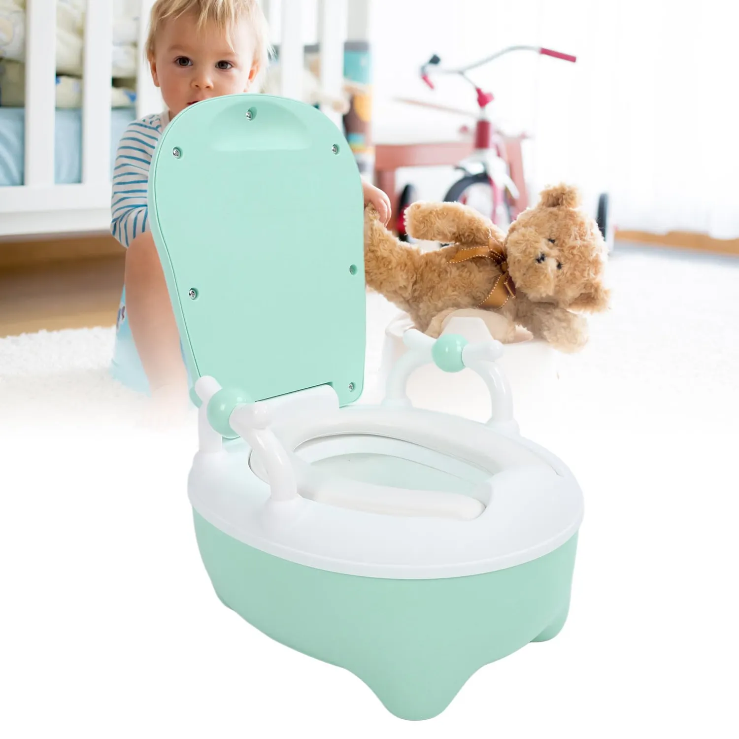 Garosa pot bébé apprentissage siège enfant portable vert