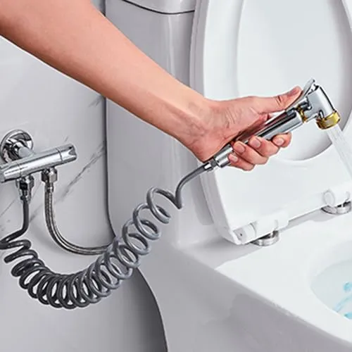 Garosa flexible de douche télescopique 2 m gris en ABS