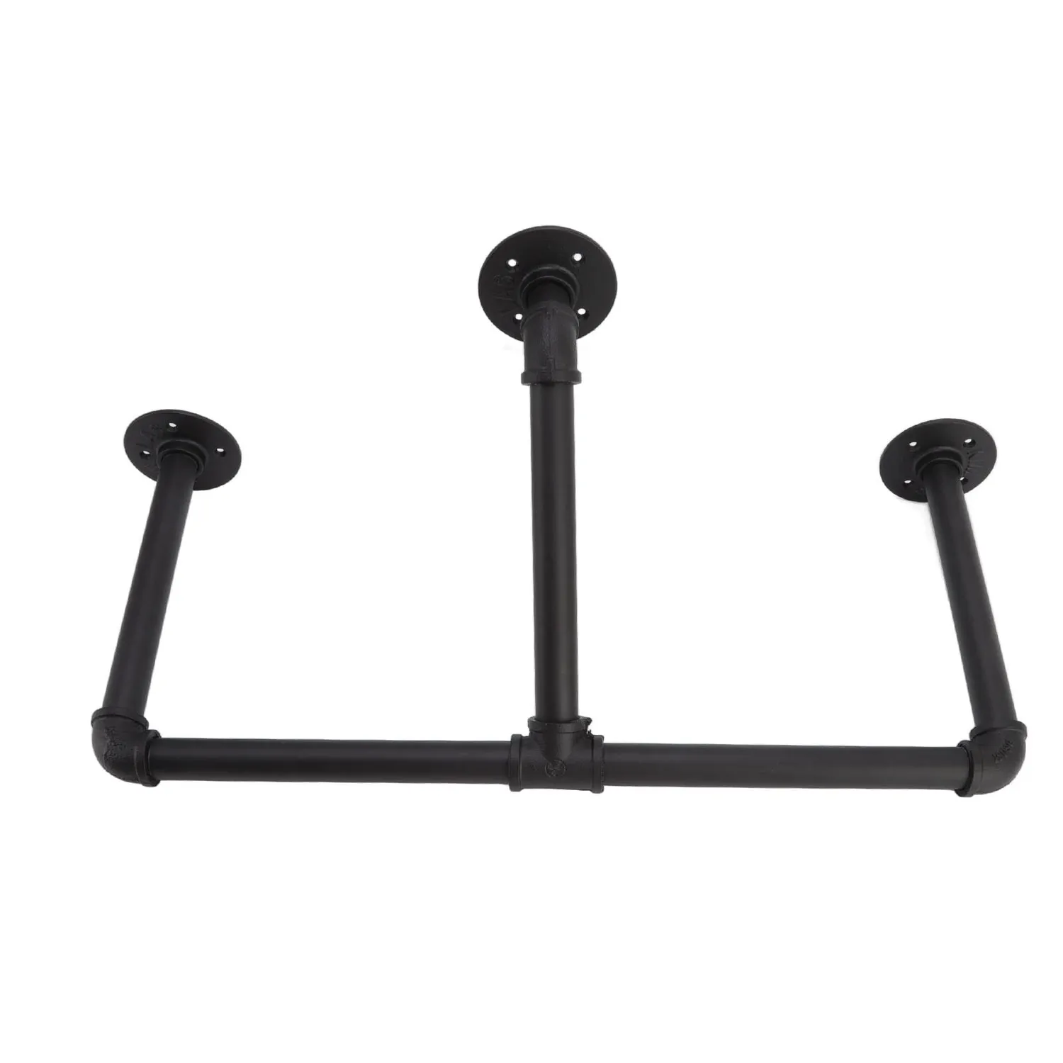 Garosa porte-manteau mural fer forgé 56x27x26cm industriel