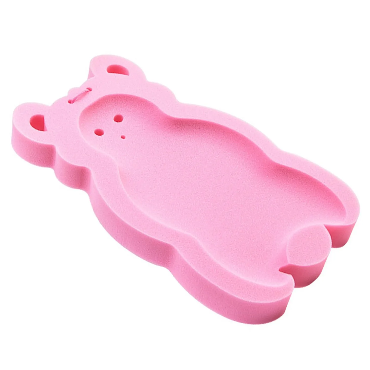 Garosa coussin bain bébé éponge rose ours antidérapant