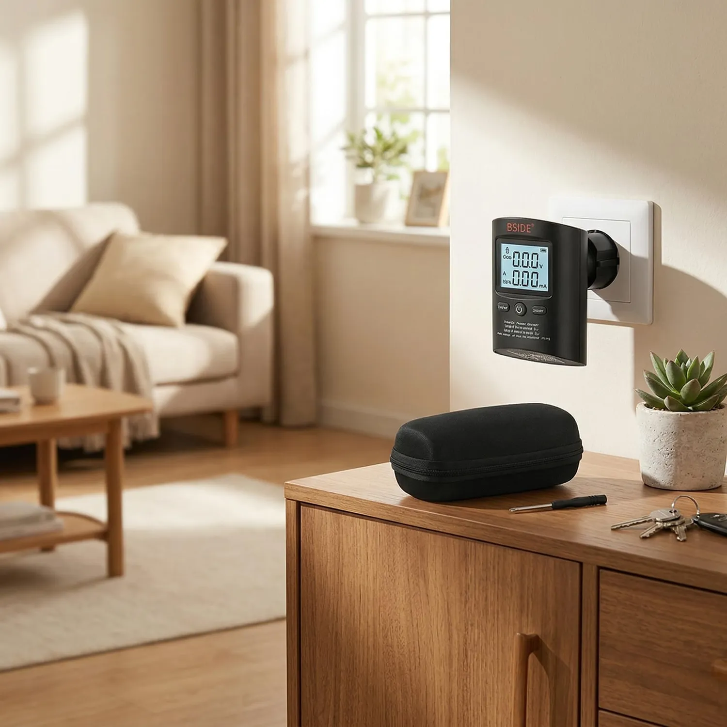 Garosa Testeur de prise électrique EU 220 V avec écran LCD