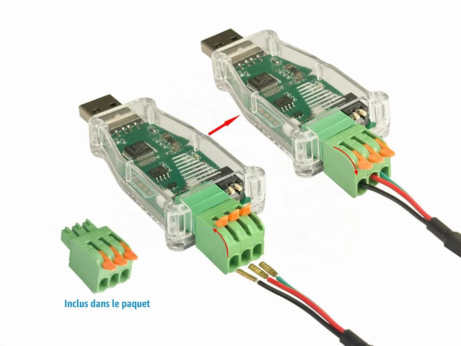 PLC Tech SH-C31A adaptateur USB-CAN CAN FD avec boîtier