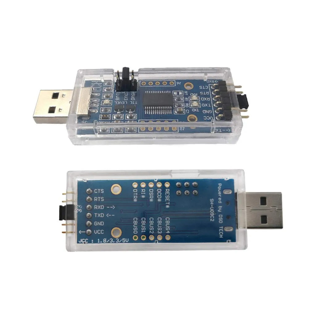 DSD TECH SH-U09C2 adaptateur USB TTL FTDI 1,8–5 V