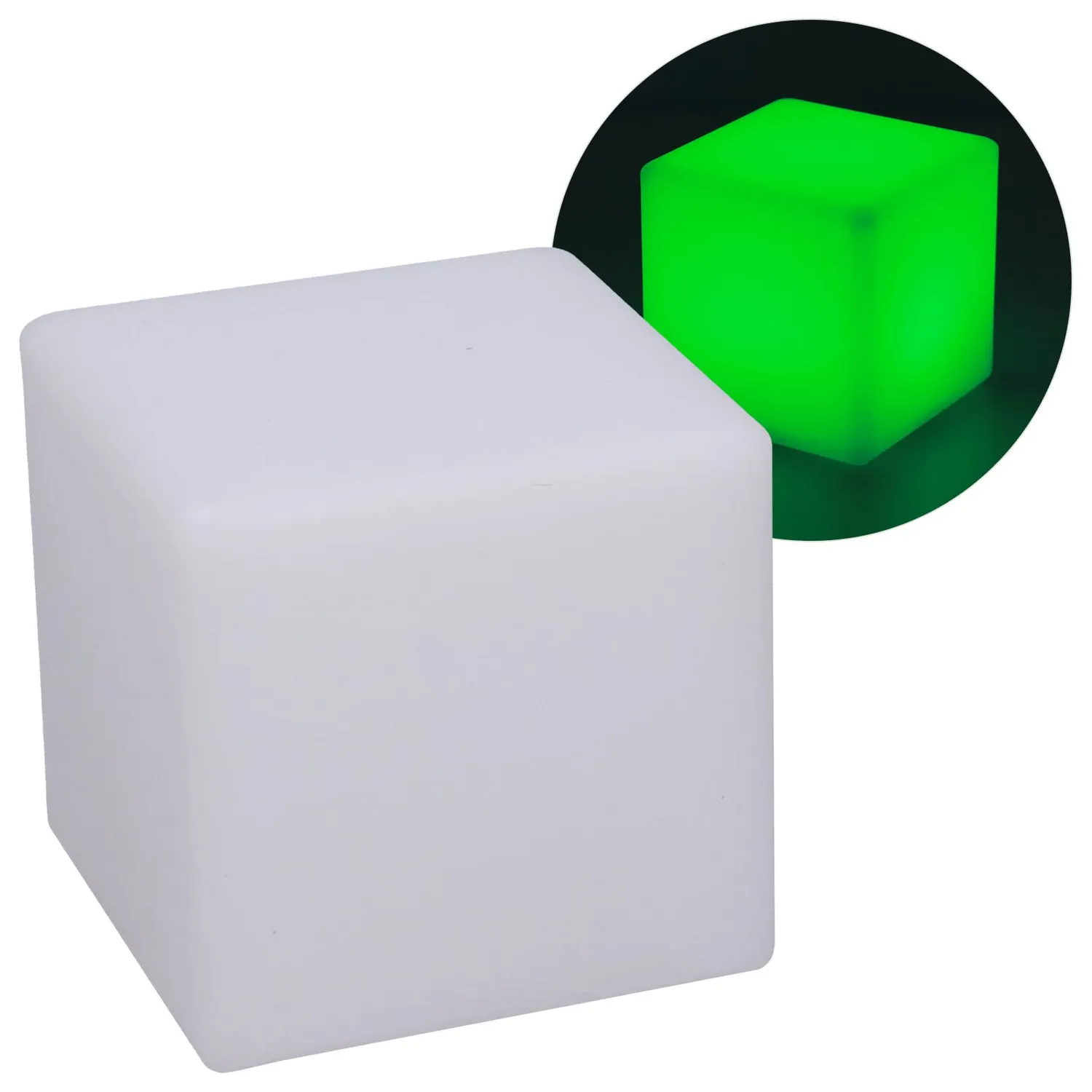 Garosa lampe cube LED RGBW 16 couleurs télécommande piles AAA