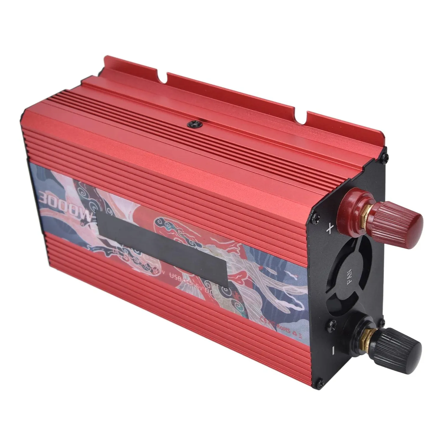 Garosa convertisseur 300 W 12 V 220 V sinusoïde pure rouge