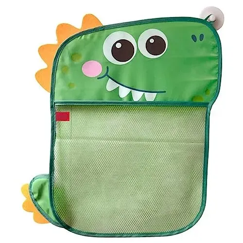 Garosa rangement bain bébé filet dinosaure polyester