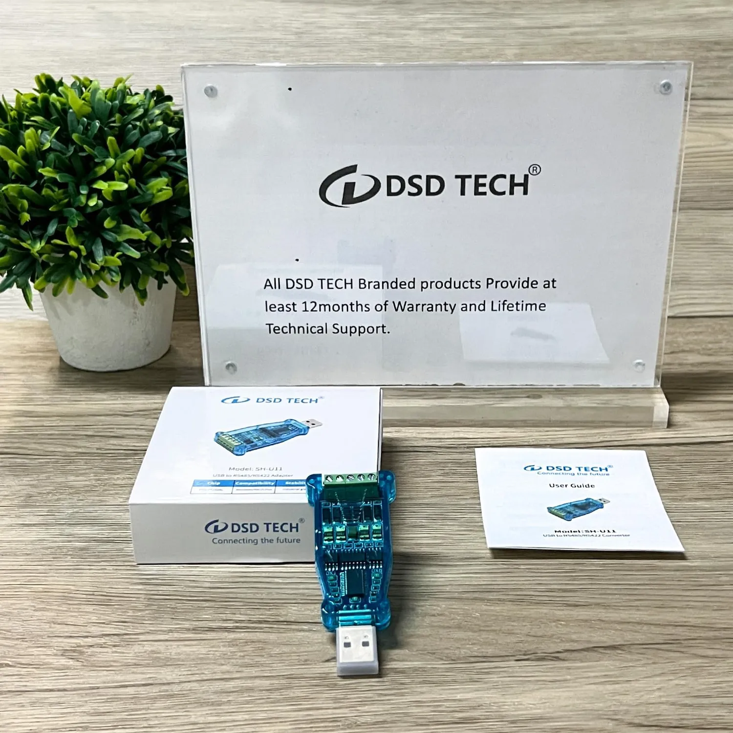 DSD TECH SH-U11 convertisseur USB RS485 RS422 à bornier