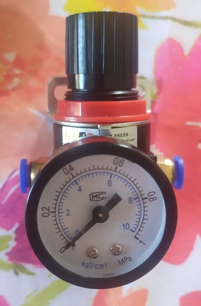 Garosa régulateur pneumatique 8 mm avec manomètre 0,1–1 MPa