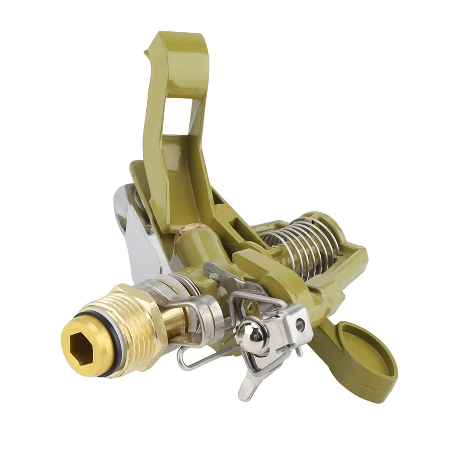 Garosa arroseur de jardin rotatif 360° à piquer, insert en zinc