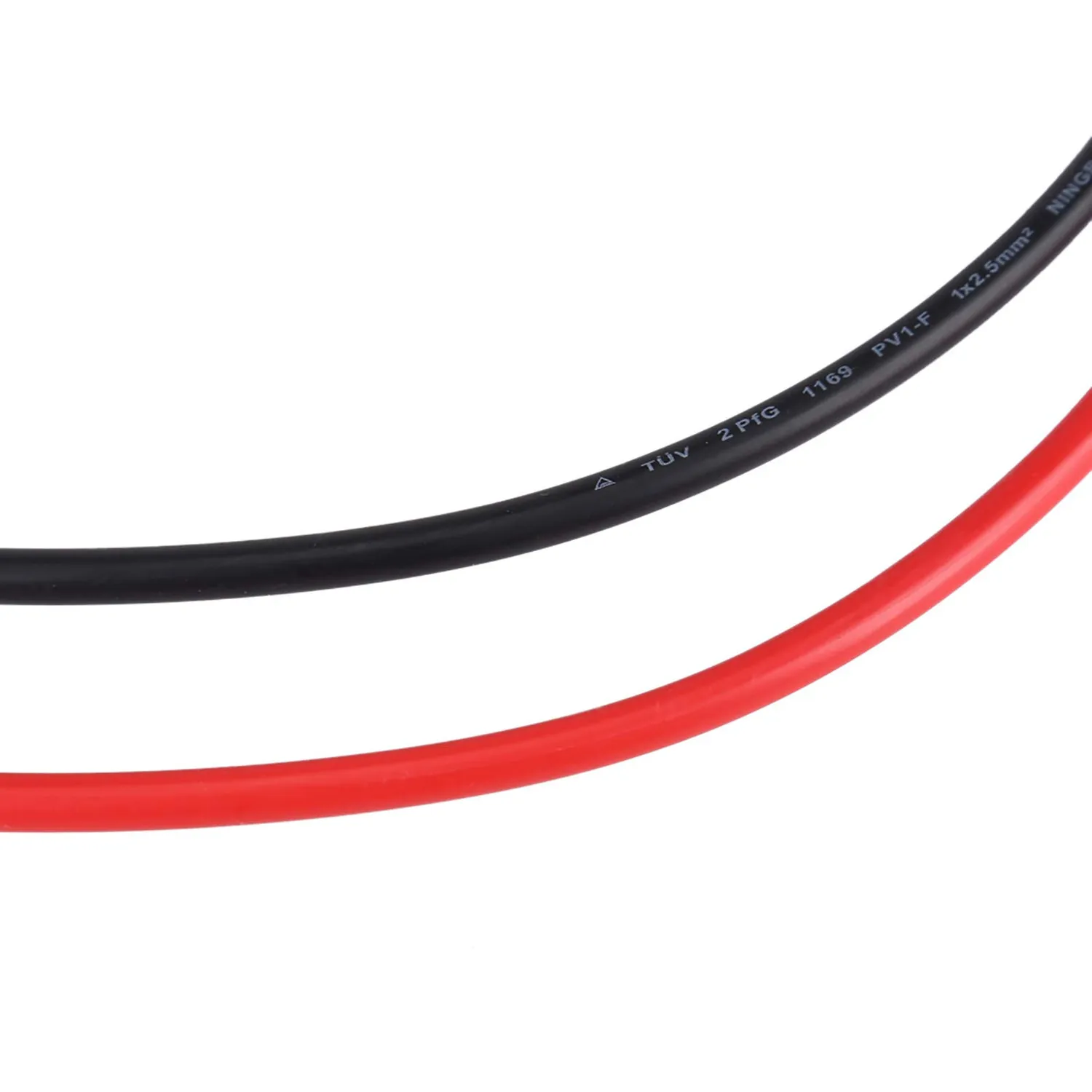 Garosa paire de câbles solaires MC4 2,5 mm rouge noir parallèle