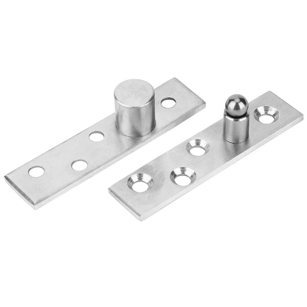 Garosa charnière pivotante 360° 75 mm arbre excentrique inox 2 pièces