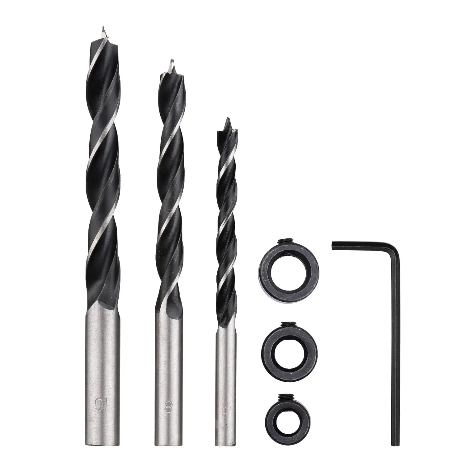 Garosa Guide de perçage d’angle 30 45 90 degrés gabarit avec forets