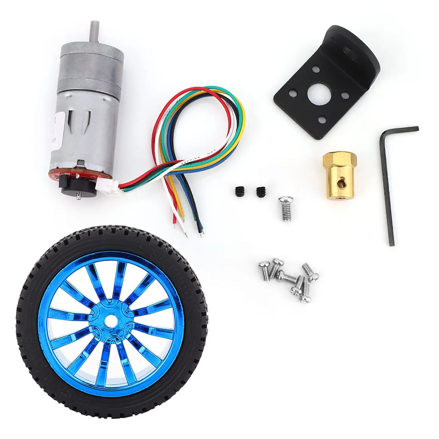 Garosa moteur réducteur métal 30 RPM kit roue 65mm