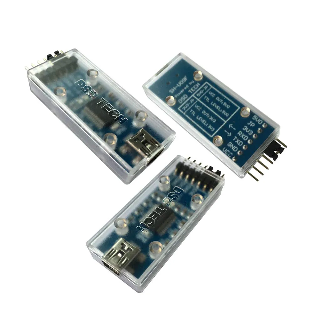 PLC Tech DSD TECH SH-U09F adaptateur USB TTL Mini-USB 3,3/5 V