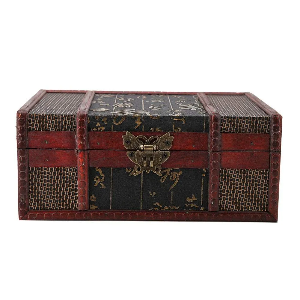 Garosa boîte à bijoux bois vintage #1 23 × 16 cm