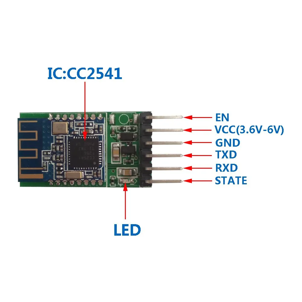DSD TECH HM-11 module Bluetooth 4.0 BLE avec carte 6 broches