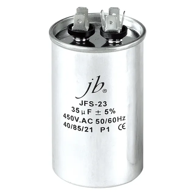 JB CAPACITORS JFS condensateur moteur CBB65 rond aluminium