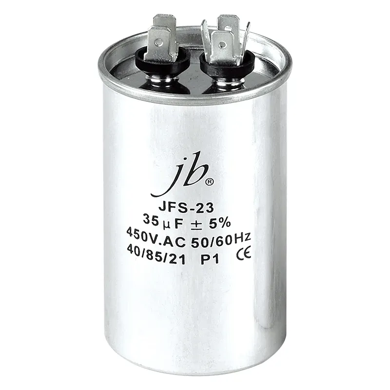 JB CAPACITORS JFS condensateur moteur CBB65 rond aluminium