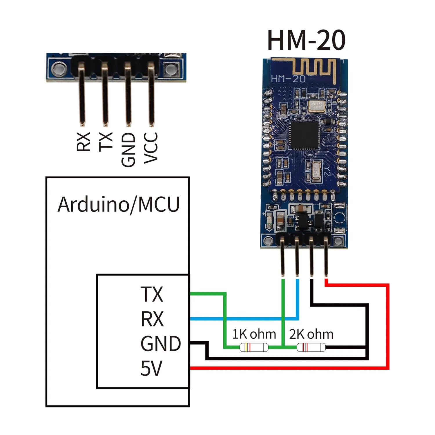 DSD TECH HM-20 module Bluetooth 5.3 BLE UART