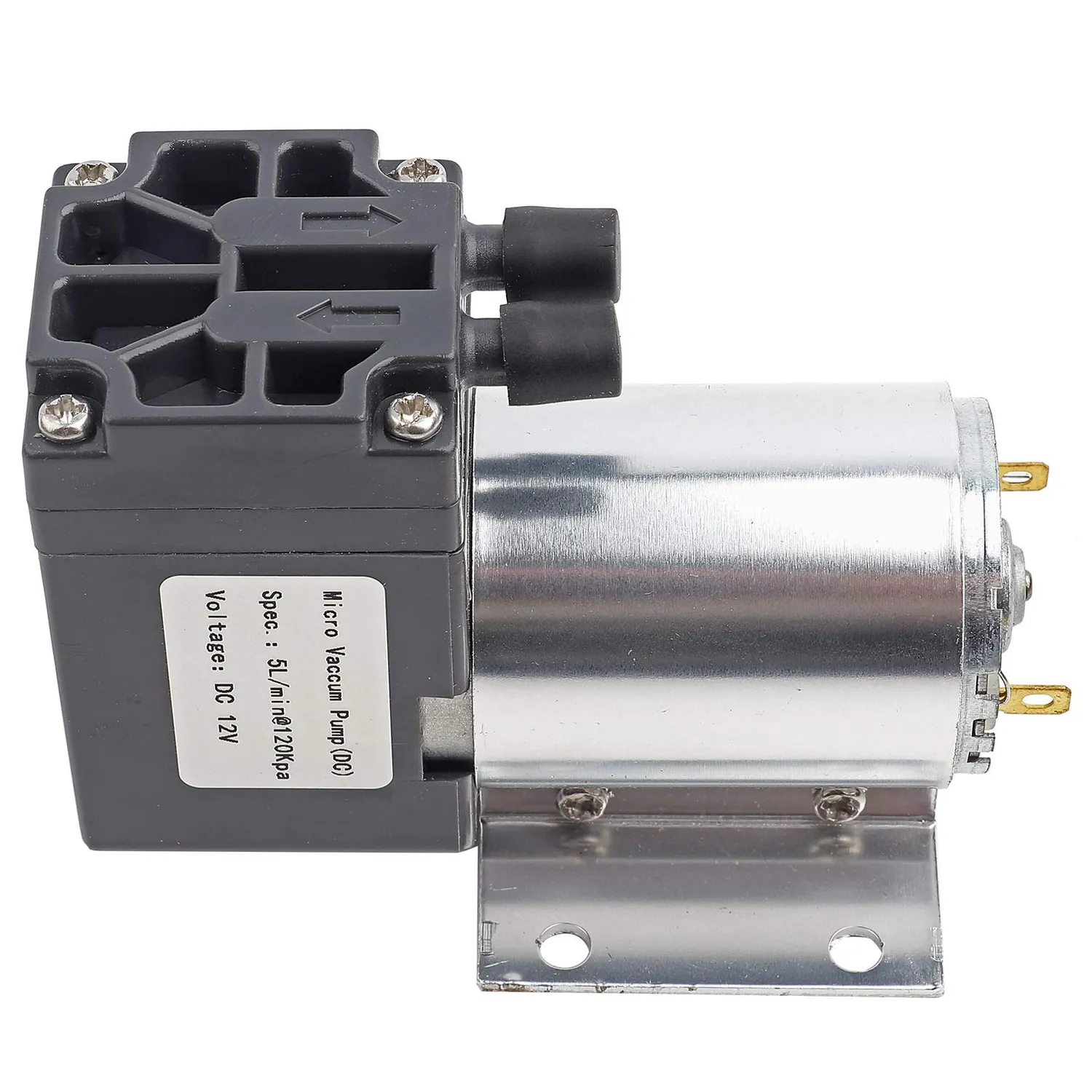 Garosa mini pompe à vide 12V 5L/min 120kPa avec support