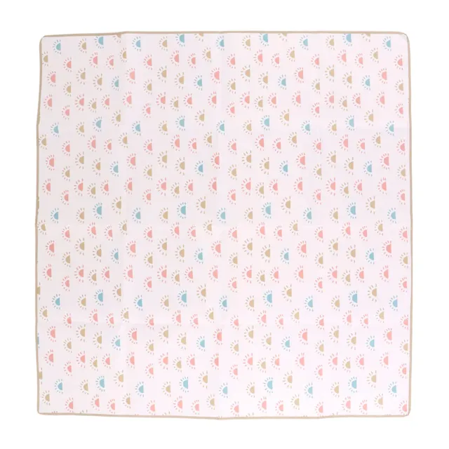 Garosa tapis chaise haute bébé 110x110cm réversible imperméable