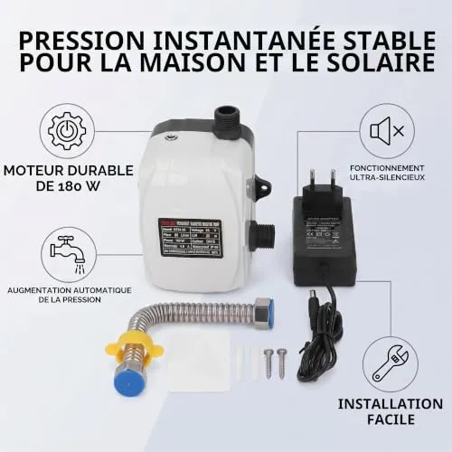 Garosa pompe de surpression automatique DN15 180 W 24 V CC