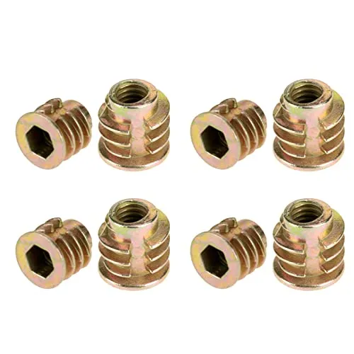 Garosa écrous à visser M4 × 8 mm, lot de 50 en alliage de zinc