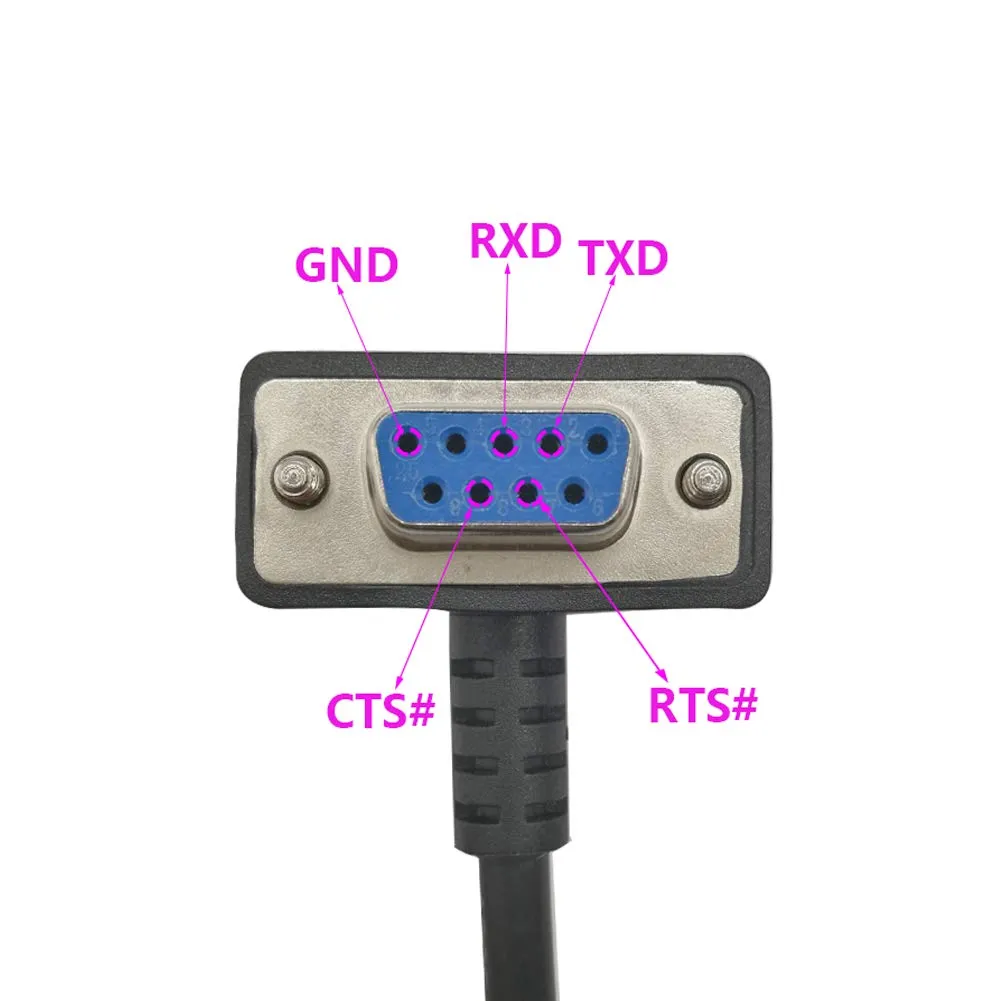 PLC Tech SH-RS232C câble USB TTL DB9 femelle 5 V 1,8 m