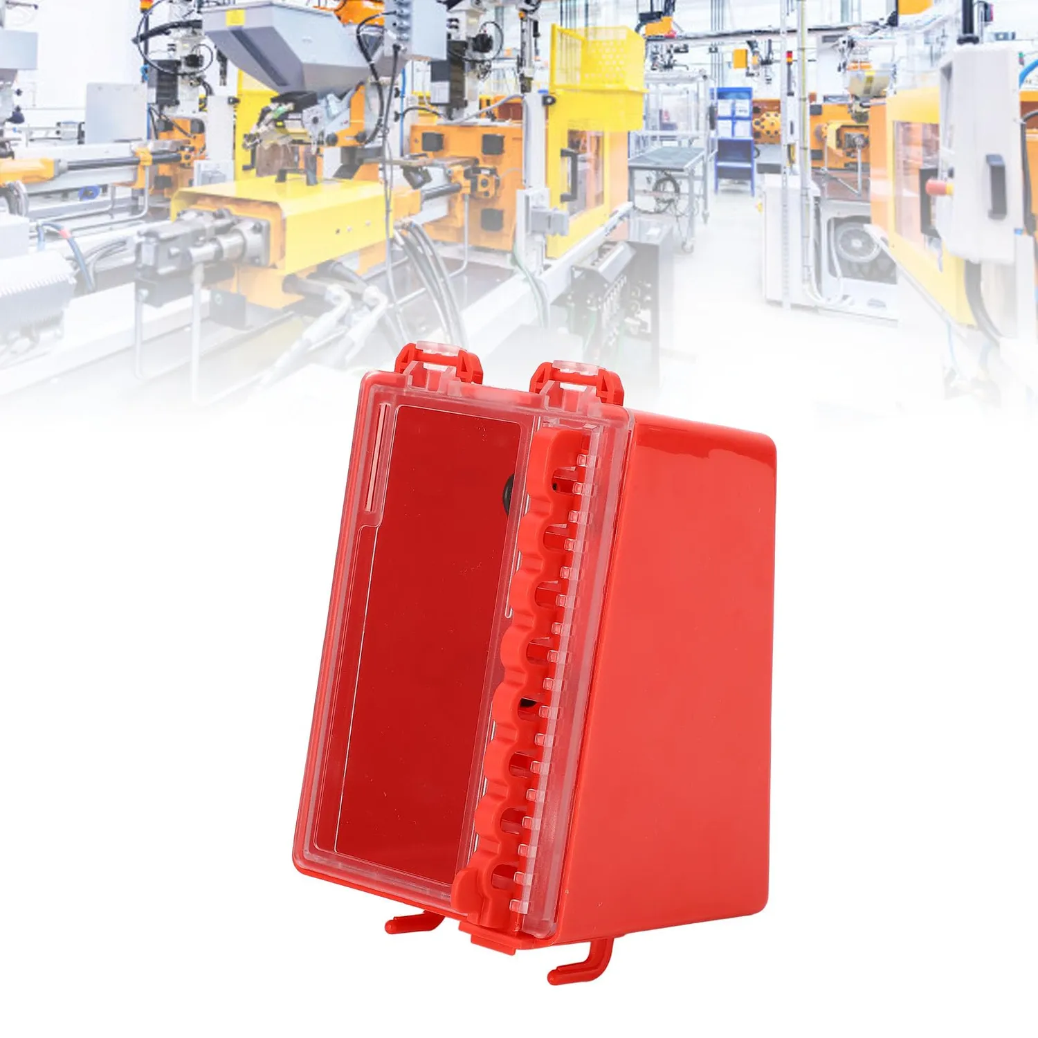 Garosa boîte de consignation portable rouge ABS