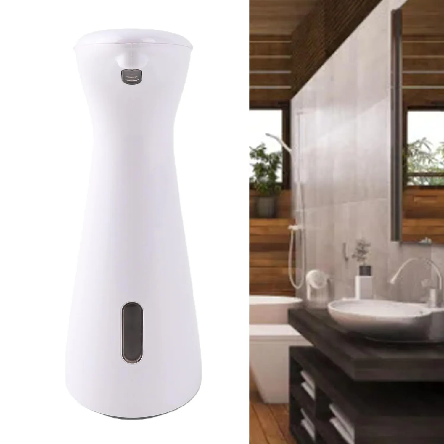Garosa distributeur de savon automatique 350 ml blanc sans contact