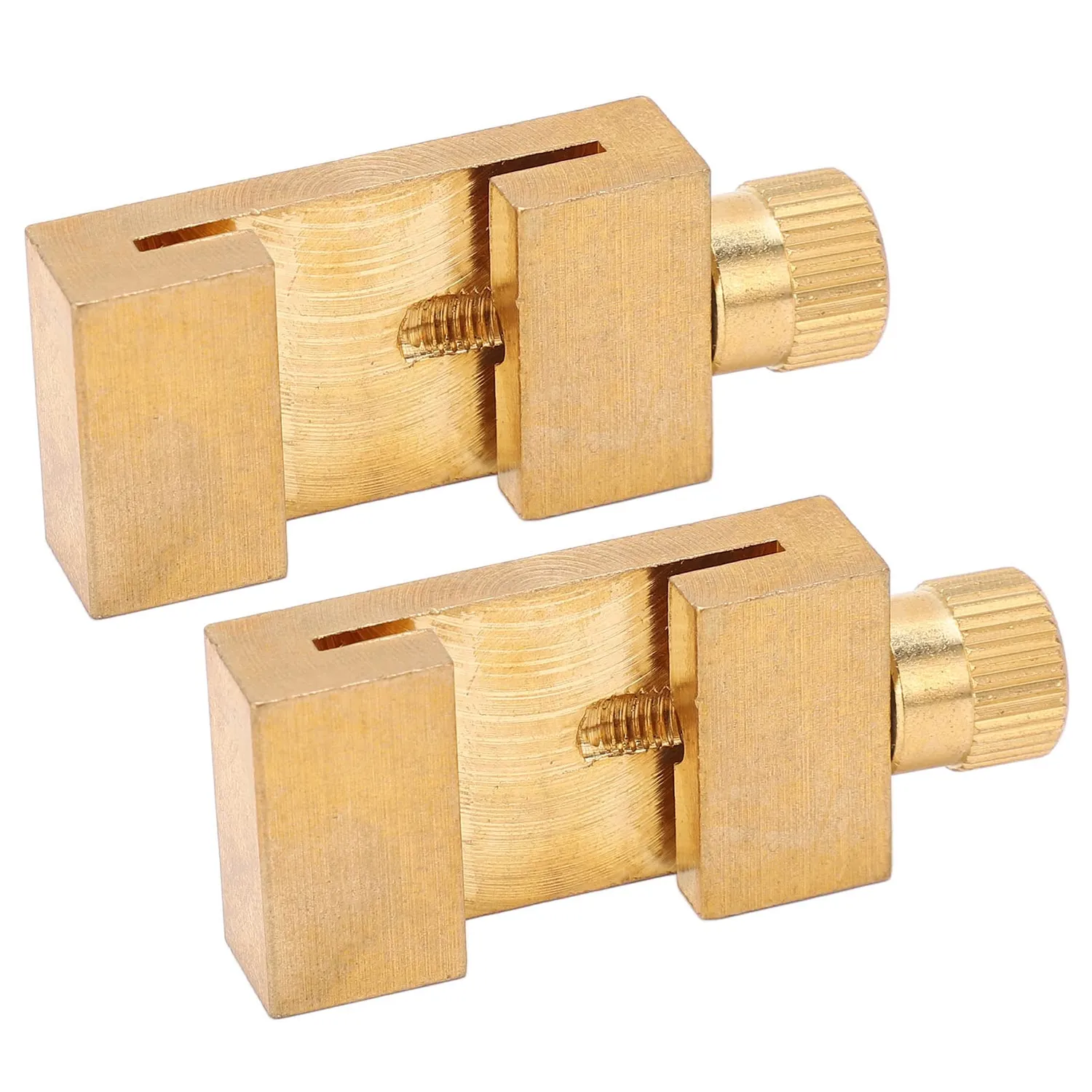 Garosa bloc de traçage en laiton pour règle, lot de 2