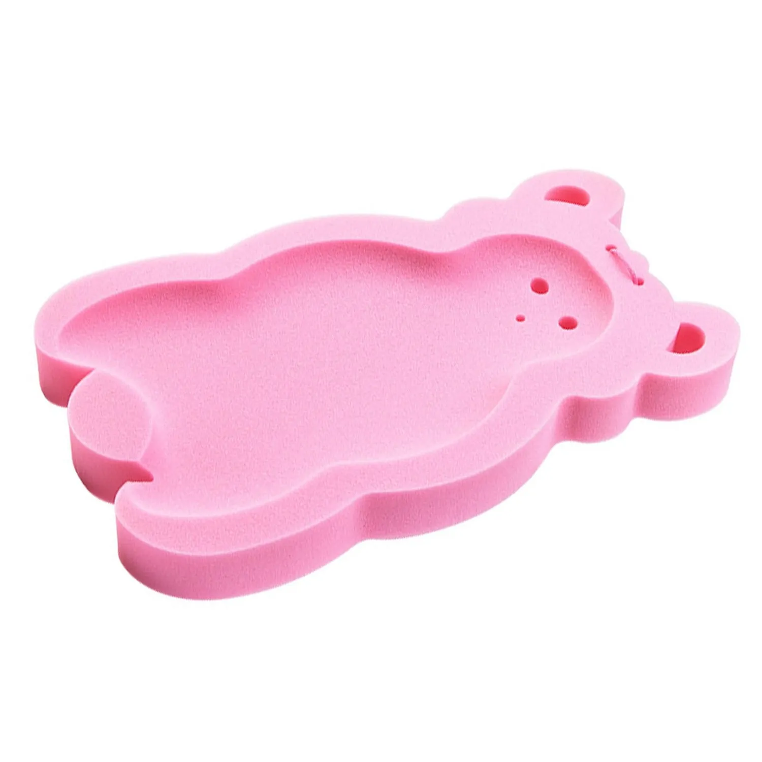 Garosa coussin bain bébé éponge rose ours antidérapant