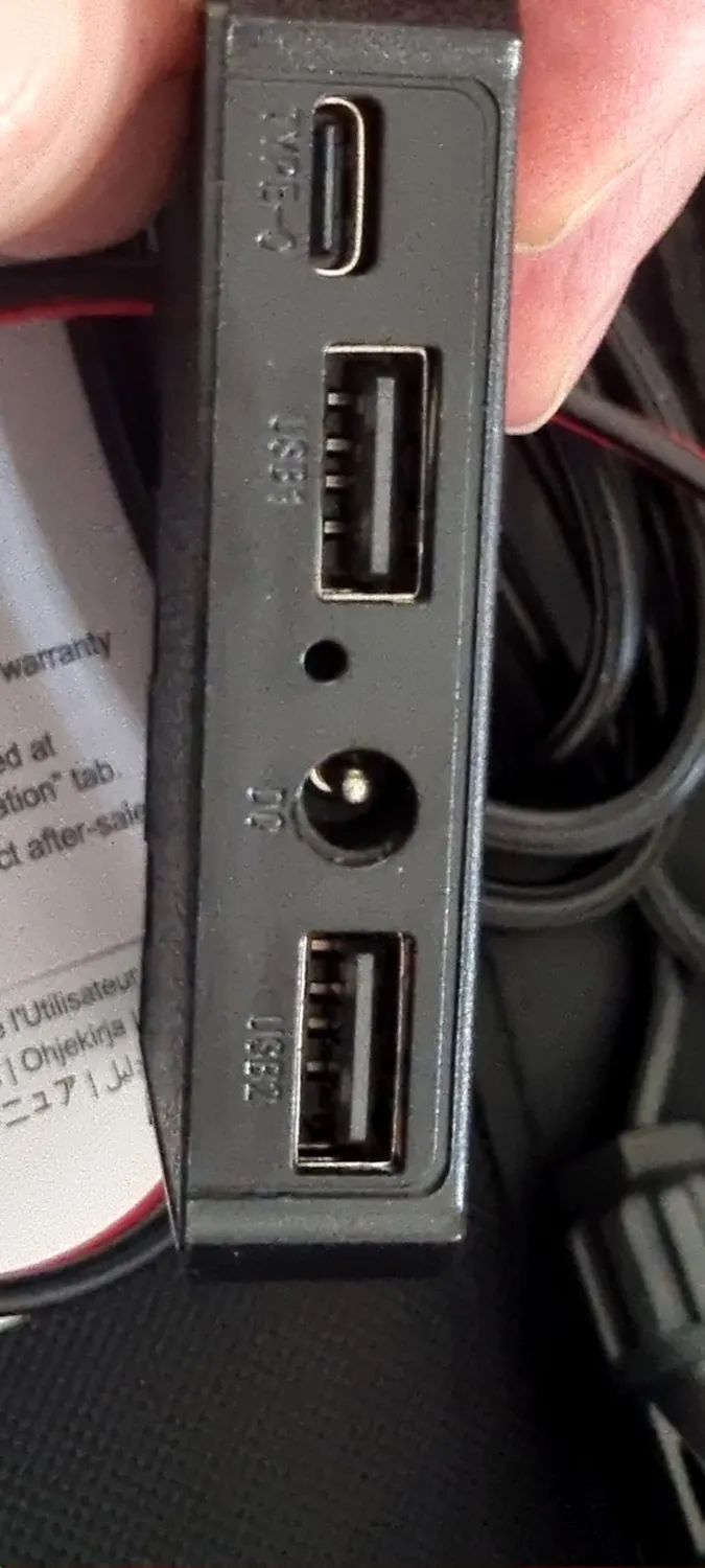 Garosa Convertisseur panneau solaire USB avec ports USB-C et DC