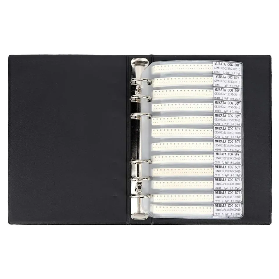 Garosa 0201 kit résistances 51 valeurs livre échantillons