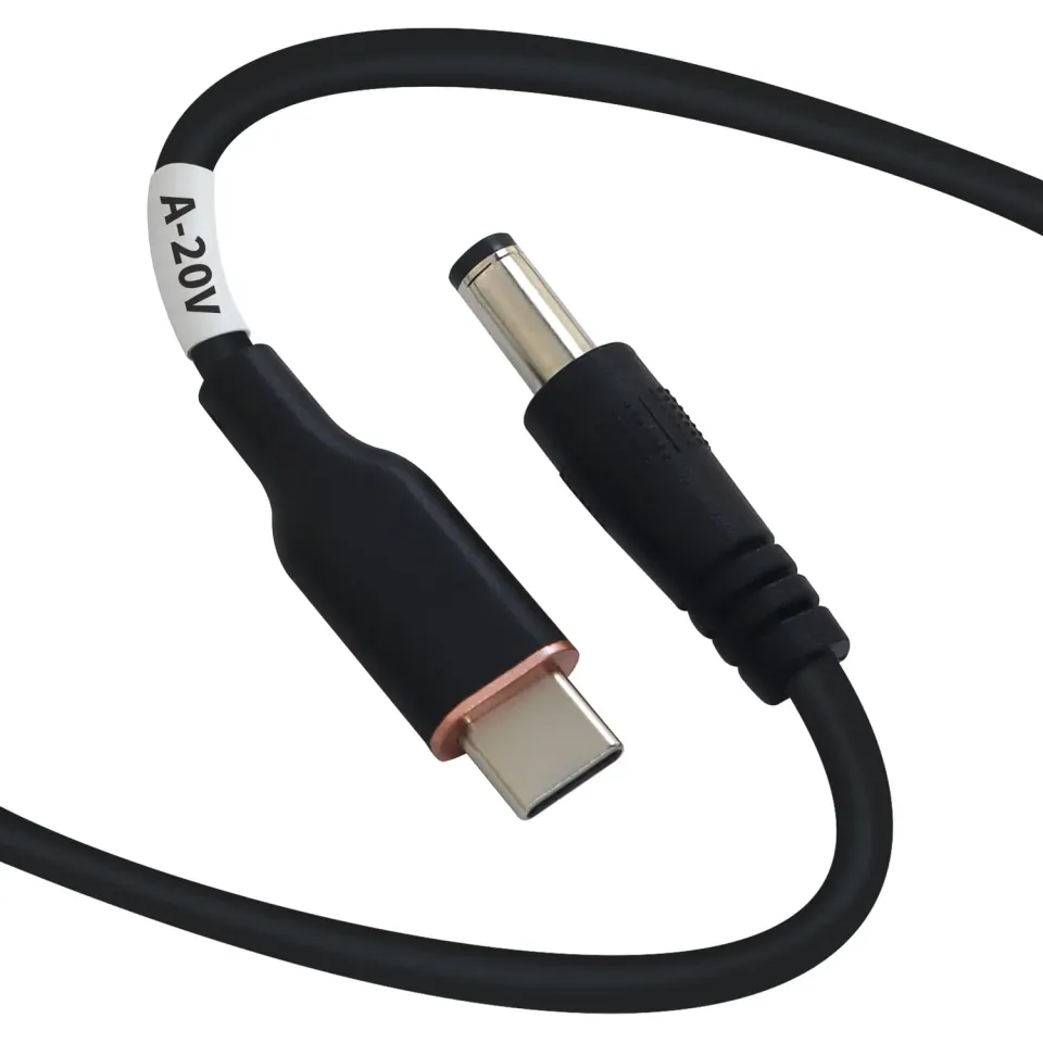 PLC Tech MagicConn SH-CP20A câble USB-C vers DC 20 V 5,5 × 2,5 mm