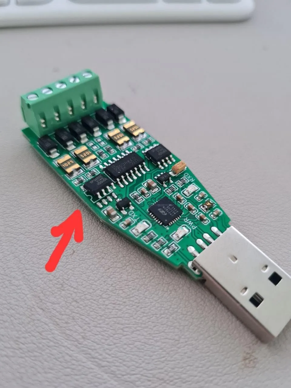 DSD TECH SH-U10C adaptateur USB RS485 RS422, bornier 5 broches