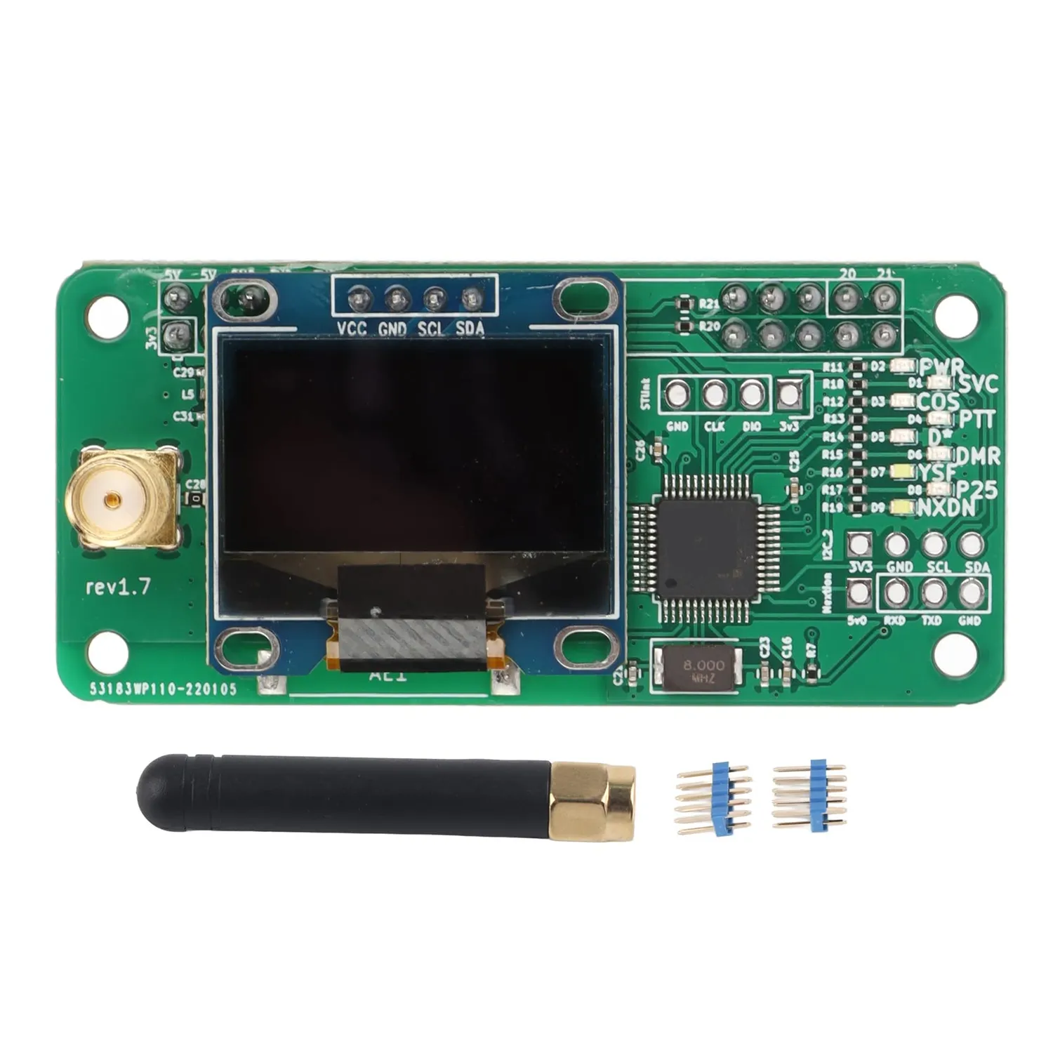 Garosa module hotspot MMDVM UHF VHF SMA LED