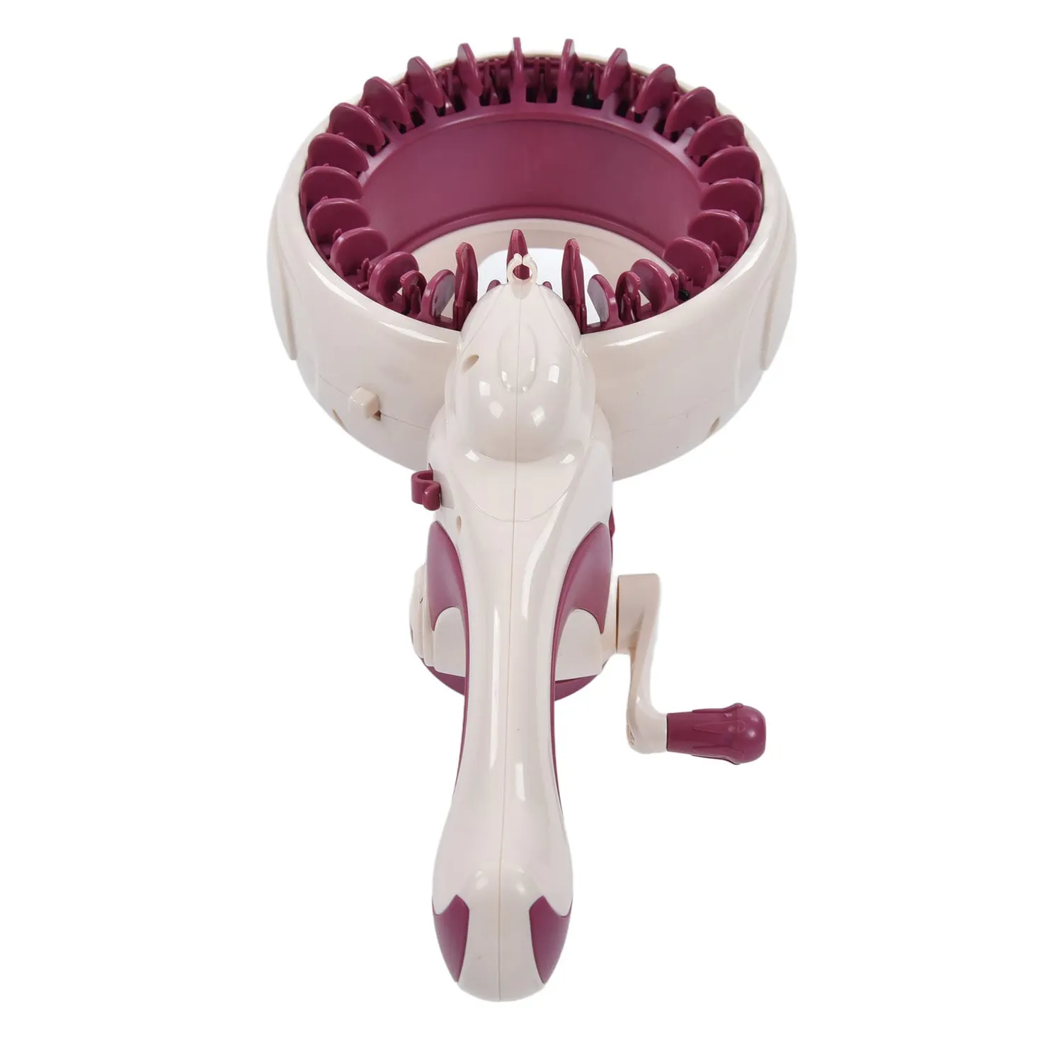 Garosa machine à tricoter ronde manuelle 2 bases compacte