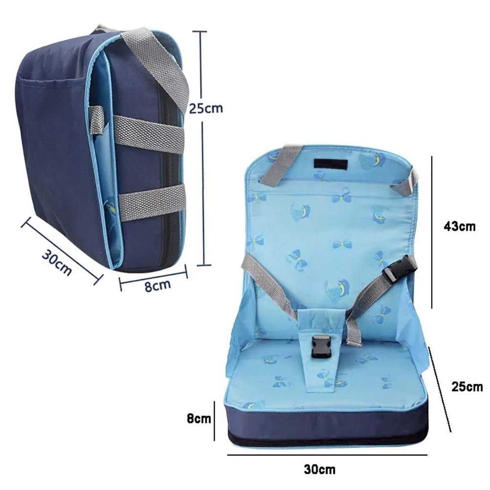 Garosa siège rehausseur bébé pliable, harnais, tissu Oxford