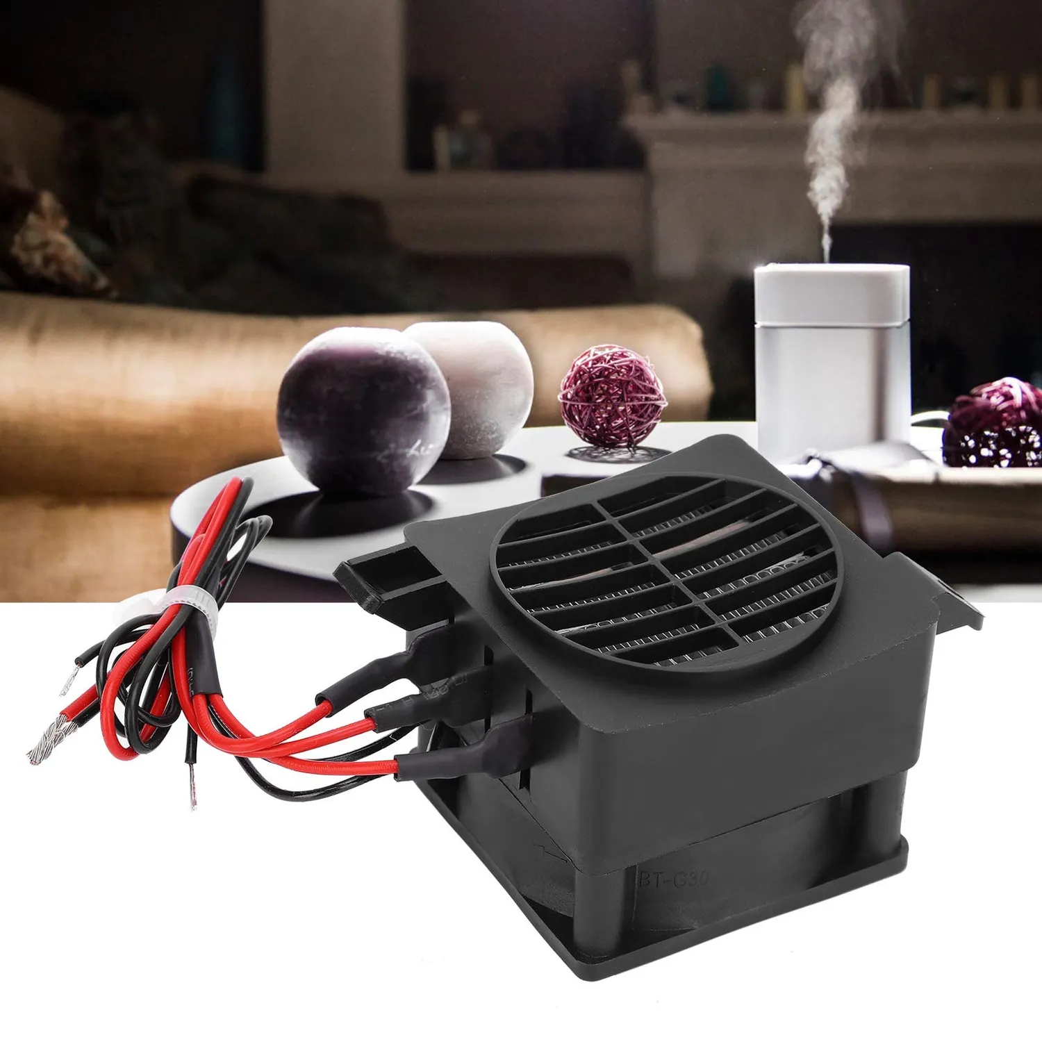 Garosa chauffage céramique 300W compact aluminium